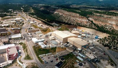 The Los Alamos National laboratory in Los Alamos, N.M.  (The Albuquerque Journal via AP, File)