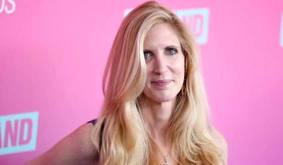 Ann Coulter arrives at the 2016 TV Land Icon Awards at Barker Hangar on Sunday, April 10, 2016, in Santa Monica, Calif. (Photo by Rich Fury/Invision/AP) **FILE**