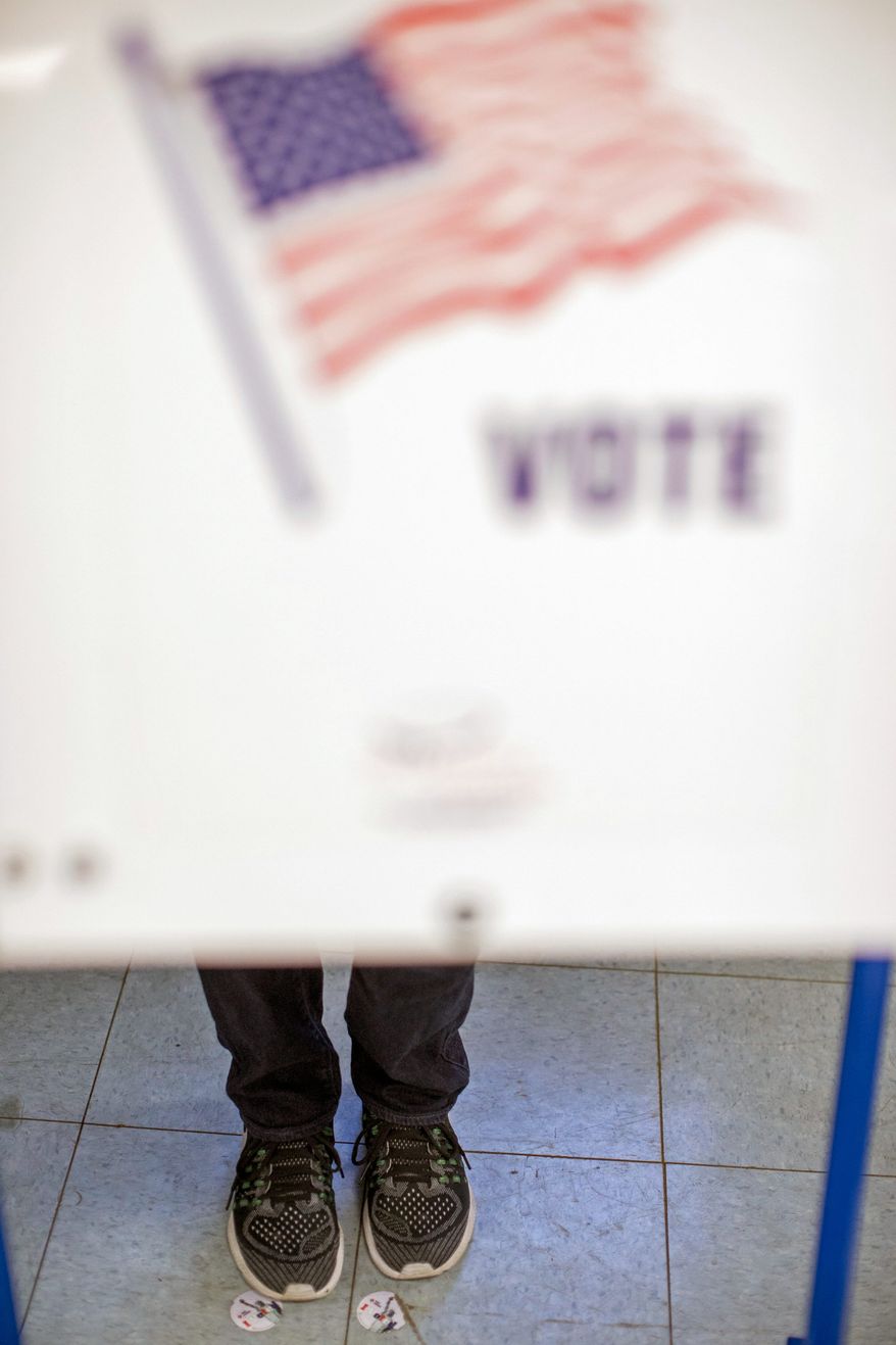 An estimated 100,000 illegitimate voters are on Pennsylvania's rolls because of motor vehicle registration system problems and an inability to weed out fraud, the Public Interest Legal Foundation has found. (Associated Press)