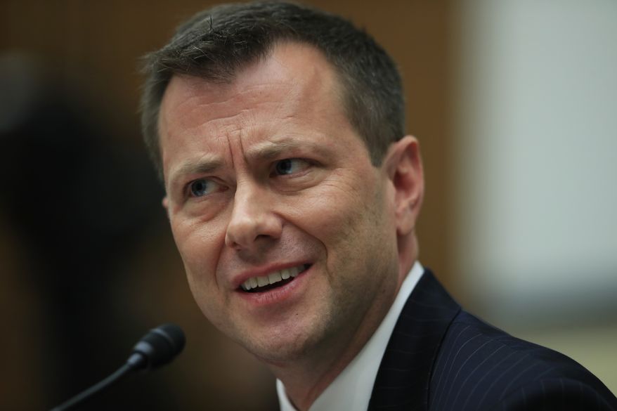 Peter Strzok thought a major takedown of a president would help his career, according to a transcript of testimony from his former lover. (Associated Press/File)