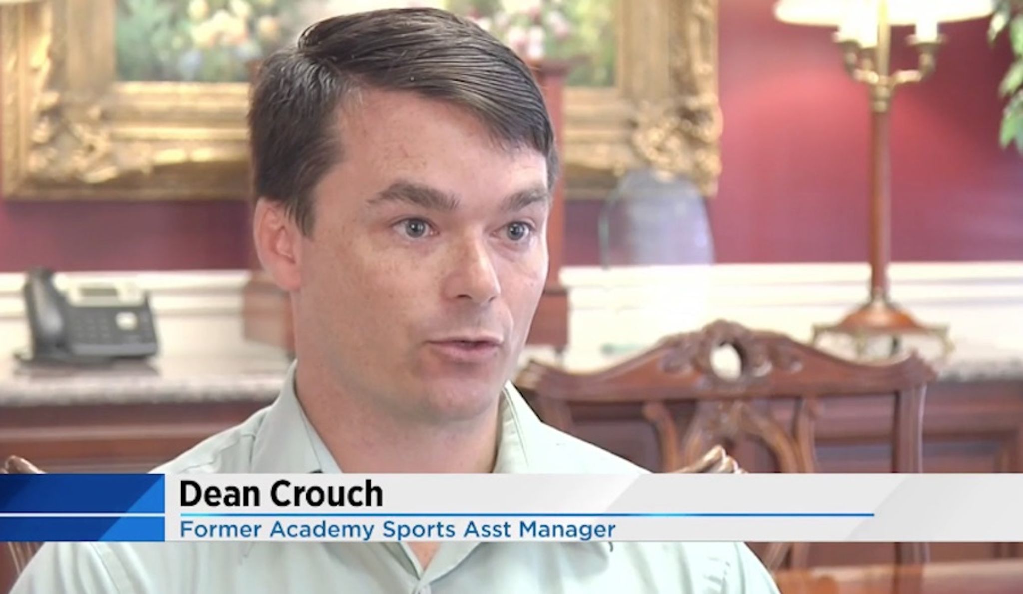 Dean Crouch, Academy Sports manager labeled 'hero' by NRA, fired after tackling gun theft suspect - Washington Times