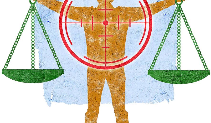 Conflicts of Law Illustration by Greg Groesch/The Washington Times
