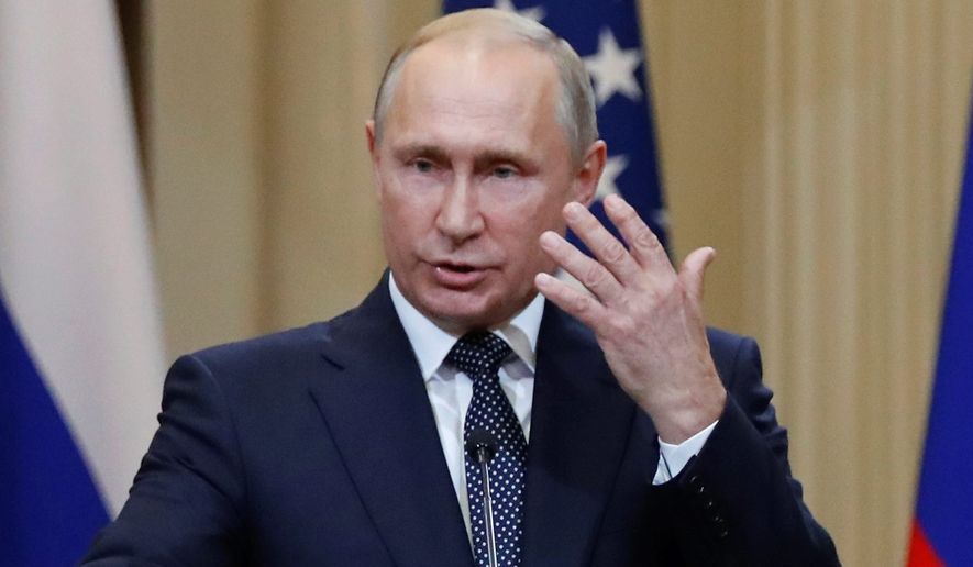 Russian President Vladimir Putin. (Associated Press)