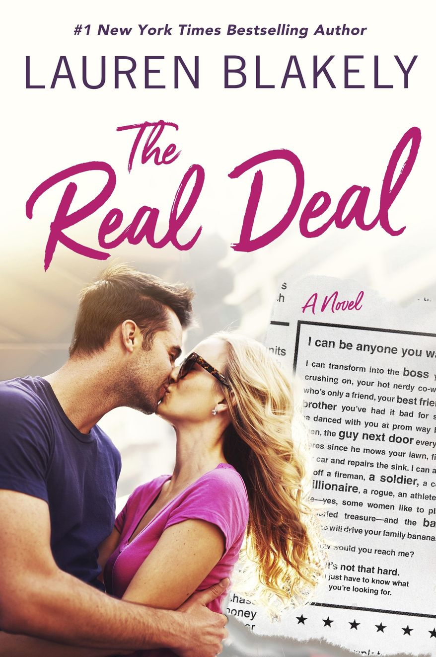 This cover image released by St. Martin’s Griffin shows "The Real Deal," a novel by Lauren Blakely. (St. Martin’s Griffin via AP)