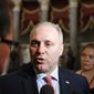 Majority Whip Rep. Steve Scalise, R-La., speaks with the media on Capitol Hill, Wednesday, May 17, 2017, in Washington. (AP Photo/Alex Brandon)