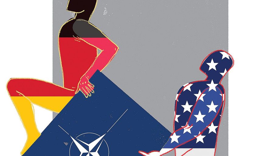 The Problem with NATO Illustration by Linas Garsys/The Washington Times