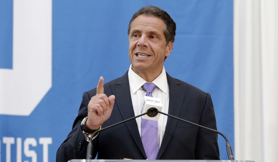 New York Gov. Andrew Cuomo attends the ceremony marking Billy Joel&#39;s 100th performance at New York&#39;s Madison Square Garden, Wednesday, July 18, 2018. (AP Photo/Richard Drew) ** FILE **
