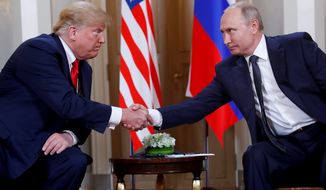 The attacks on Finnish internet-connected devices originating from ChinaNet, began spiking July 12, four days before President Trump and Russian President Vladimir Putin met in Helsinki, according to analysis from the Seattle-based cybersecurity firm F5. (ASSOCIATED PRESS)