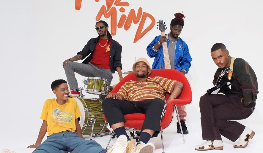 This cover image released by Columbia Records shows "Hive Mind," a release by The Internet. (Columbia Records via AP)