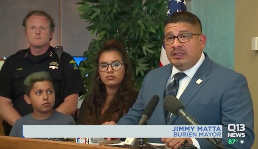 Police in Burien, Washington, are investigating a possible hate crime after their first Latino mayor, Jimmy Matta, was allegedly attacked and berated for his immigration policies. (Q13 Fox)