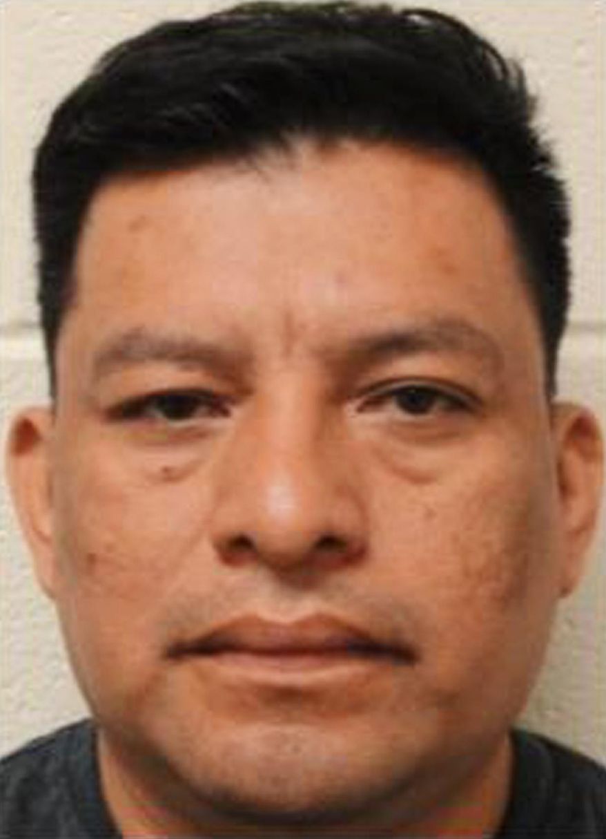 This July 11, 2018 photo provided by the North Carolina State Bureau of Investigation shows Udiel Aguilar-Castellanos. Federal immigration officials said they arrested Aguilar-Castellanos, an immigrant who is in the U.S. illegally, after a sheriff declined their request to keep the registered sex offender in custody. (North Carolina State Bureau of Investigation via AP)