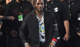 FILE - In this Aug. 27, 2017 file photo, Kendrick Lamar arrives at the MTV Video Music Awards at The Forum in Inglewood, Calif.  amar is appearing Sunday on the Starz series &amp;quot;Power,&amp;quot; and turns out he had a connection to make it happen.Courtney Kemp, the show&#39;s creator, said fellow &amp;quot;Power&amp;quot; producer Curtis &amp;quot;50 Cent&amp;quot; Jackson mentioned that Lamar wanted to guest on it. (Photo by Chris Pizzello/Invision/AP, File)