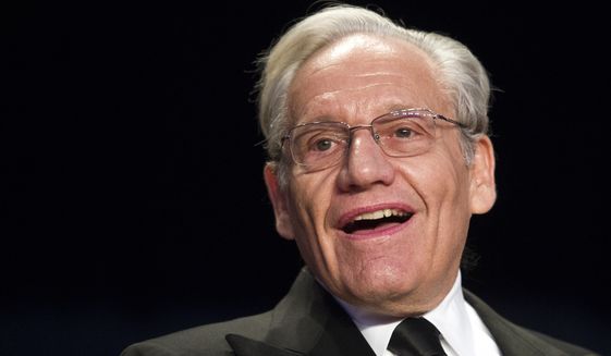 Journalist Bob Woodward sits at the head table during the White House Correspondents&#39; Dinner in Washington, Saturday, April 29, 2017. (AP Photo/Cliff Owen)