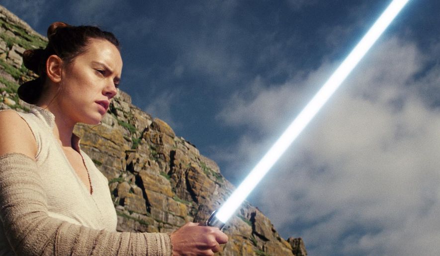This image released by Lucasfilm shows Daisy Ridley as Rey in &amp;quot;Star Wars: The Last Jedi.&amp;quot; Despite enthusiastic discourse around diversity in film, a report from the University of Southern California’s Annenberg Inclusion Initiative says when it comes to the numbers, little has changed. In a survey of the top 100 films of 2017, 33 featured women in a lead or co-lead. And 31.8 percent of the speaking characters were female, a number that has stayed static for a decade. (Lucasfilm via AP)