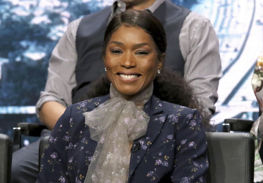 Actress/co-executive producer Angela Bassett participates in the "9-1-1" panel during the Fox Television Critics Association Summer Press Tour at The Beverly Hilton hotel on Thursday, Aug. 2, 2018, in Beverly Hills, Calif. (Photo by Willy Sanjuan/Invision/AP)