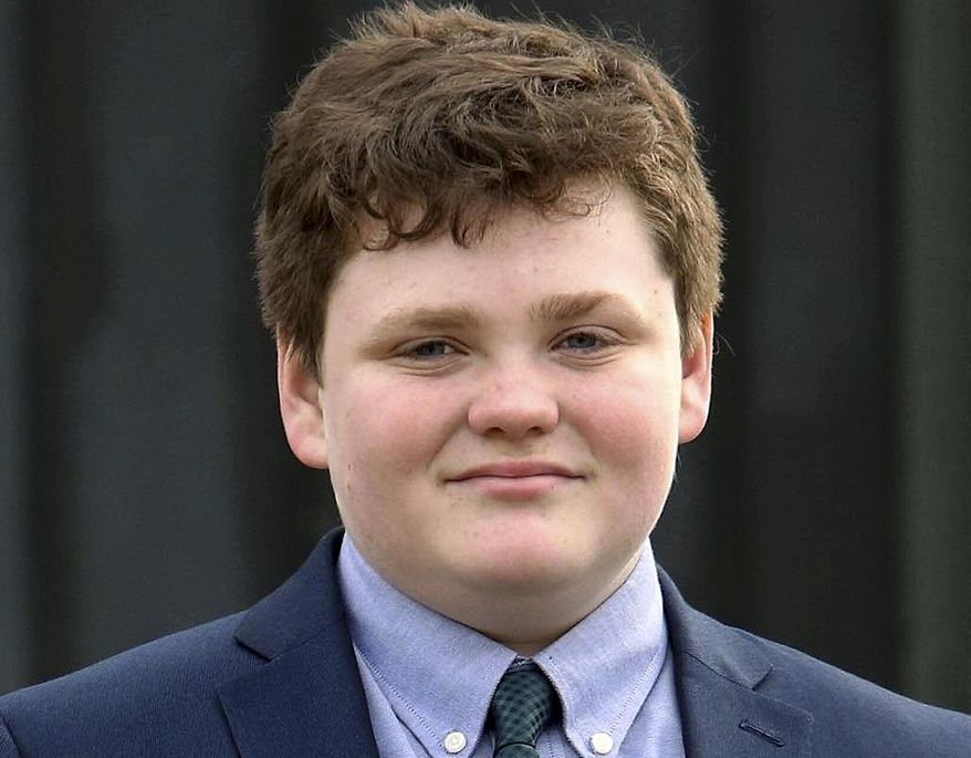 This undated photo provided by the Ethan 2018 Campaign shows Ethan Sonneborn, of Bristol, Vt., who is one of the four Vermont Democrats seeking the party nomination to run for governor in the Tuesday, Aug. 14, 2018, primary election. The state constitution doesn't have an age requirement for people seeking the state's highest office beyond having lived in the state for four years before the election. (Buzz Kuhns/Ethan 2018 Campaign via AP)