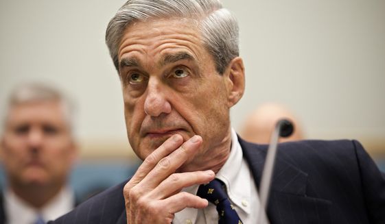 Then-FBI Director Robert Mueller listens as he testifies on Capitol Hill in Washington, Thursday, June 13, 2013, as the House Judiciary Committee held an oversight hearing on the FBI. (Associated Press)  ** FILE **