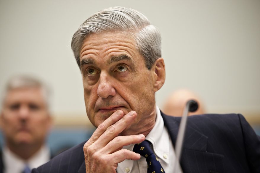 Then-FBI Director Robert Mueller listens as he testifies on Capitol Hill in Washington, Thursday, June 13, 2013, as the House Judiciary Committee held an oversight hearing on the FBI. (Associated Press)  ** FILE **
