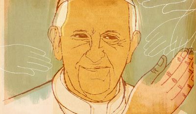 Illustration of Pope Francis by Donna Grethen/Tribune Content Agency