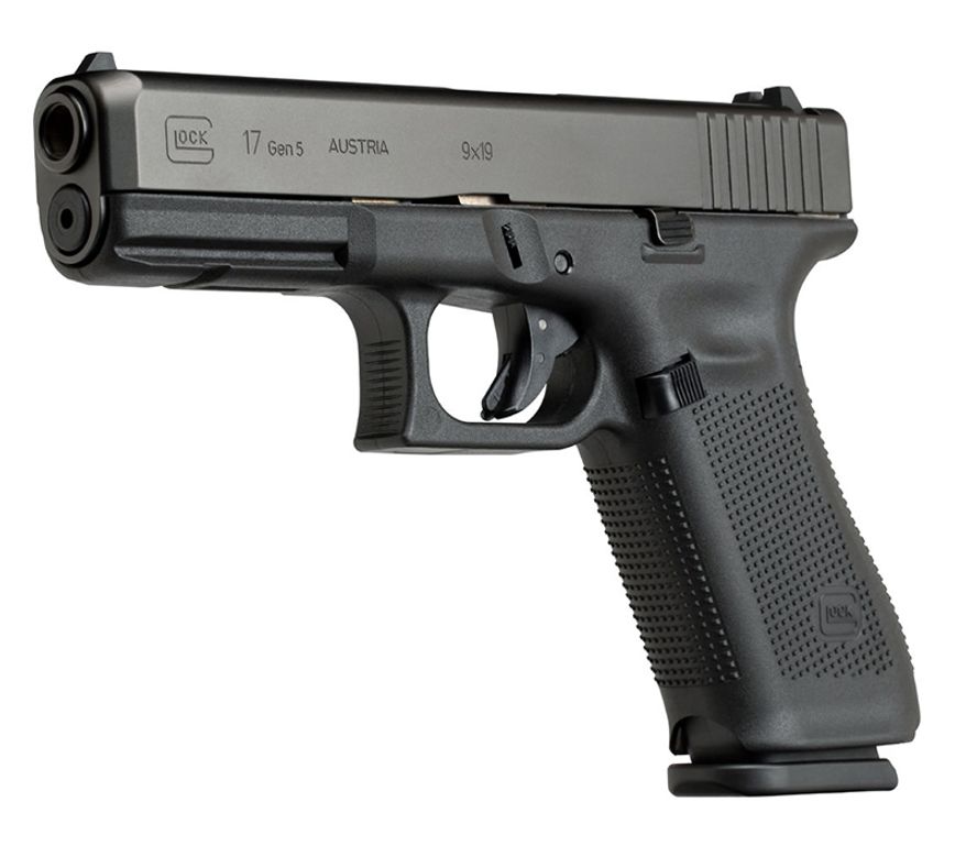 9MM MID-FULL SIZE
9mm pistols can carry a lot of rounds, have a moderate recoil and are affordable to train with due to the low cost of ammunition.
Glock 17 a polymer-framed, short recoil operated, locked breech semi-automatic pistols designed and produced by Glock Ges.m.b.H., located in Deutsch-Wagram, Austria. It entered Austrian military and police service by 1982. Despite initial resistance from the market to accept a "plastic gun" due to durability and reliability concerns, and fears that the pistol would be "invisible" to metal detectors in airports, Glock pistols have become the company's most profitable line of products, commanding 65% of the market share of handguns for United States law enforcement agencies as well as supplying numerous national armed forces and security agencies worldwide. Glocks are also popular firearms amongst civilians for recreational/competition shooting, home/self defense and concealed/open carry.