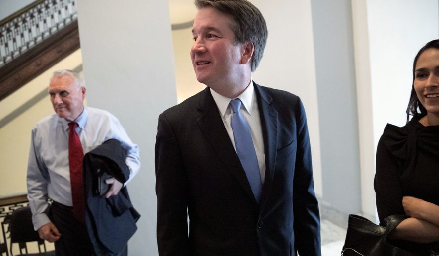 Supreme Court nominee Judge Brett M. Kavanaugh says he&#39;s a textualist in his approach to the Constitution, saying that he would be to adhere to what the text says. But legal scholars say he&#39;s better described as an originalist, looking for the intent behind the document. (Associated Press)