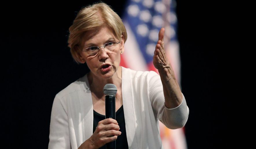 &quot;You have what I have,&quot; said Sen. Elizabeth Warren, Massachusetts Democrat, in an interview. &quot;My family is my family, but my background played no role in my getting hired anywhere,&quot; Ms. Warren said. (Associated Press)