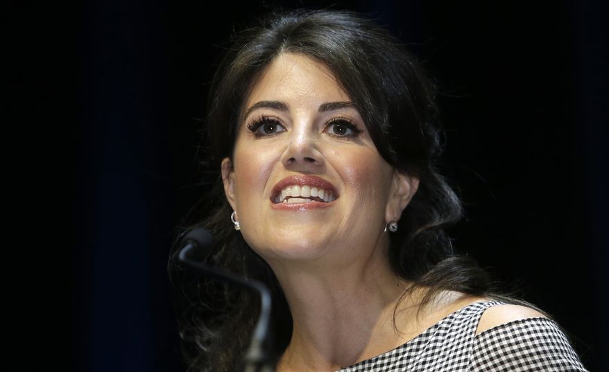 Monica Lewinsky attends the Cannes Lions 2015, International Advertising Festival in Cannes, southern France, June 25, 2015. (AP Photo/Lionel Cironneau) ** FILE **