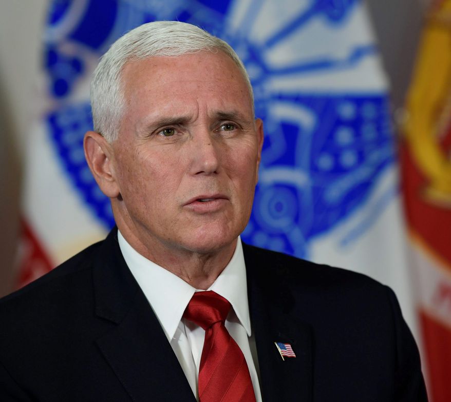 Vice President Mike Pence. (Associated Press) ** FILE **