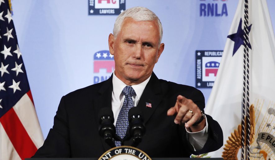Vice President Mike Pence said, "Anyone who would write an anonymous editorial smearing this president, who has provided extraordinary leadership, should not be working for this administration. They ought to do the honorable thing and they ought to resign." (Associated Press)