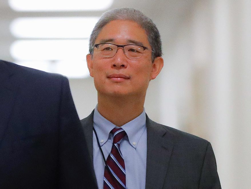 Justice Department official Bruce Ohr has emerged as a pivotal player in the FBI's counterintelligence investigation, beginning in July 31, 2016, into the Trump campaign on suspicion of collusion with Russia. (Associated Press/File) ** FILE **