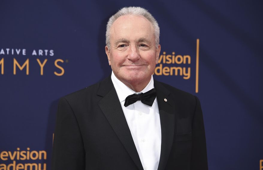 FILE - In this Sept. 9, 2018 file photo, Lorne Michaels arrives at the Creative Arts Emmy Awards in Los Angeles. Michaels with produce The Emmy Awards ceremony, Sept. 17 on NBC. (Photo by Richard Shotwell/Invision/AP, File)