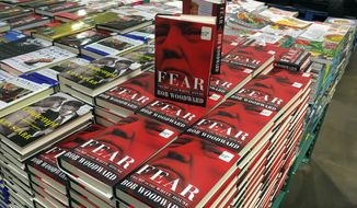 Chinese propaganda outlets have provided extensive coverage of Bob Woodward&#39;s latest book, &quot;Fear,&quot; which criticizes the Trump administration. (Associated Press)