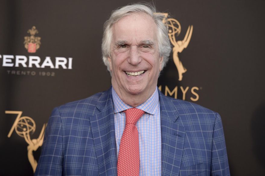 In this Aug. 20, 2018 file photo, Henry Winkler attends the 2018 Performer Peer Group Celebration in Los Angeles. (Photo by Richard Shotwell/Invision/AP, File)