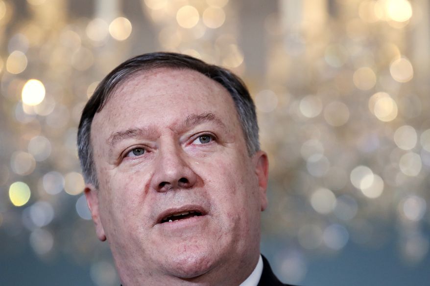 Secretary of State Mike Pompeo cast the new level — a one-third cut compared to 2018 — as a needed pause while the country gains a handle on security risks, and also deals with some 800,000 people already in the U.S. with pending asylum cases. (Associated Press)