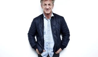 FILE - In this March 27, 2018, file photo, author-activist Sean Penn poses for a portrait in New York to promote his novel &amp;quot;Bob Honey Who Just Do Stuff.&amp;quot; Penn says much of the spirit of what has been the MeToo movement is to “divide men and women.” Penn appeared Monday, Sept. 17, in an interview with the co-star of the new Hulu show “The First” on NBC’s “Today” show.  (Photo by Taylor Jewell/Invision/AP, File)