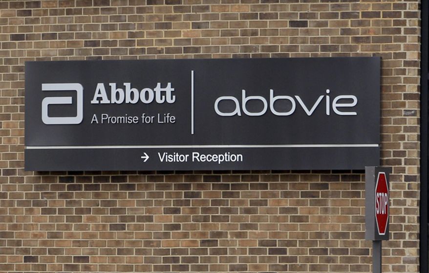 FILE - This Jan. 24, 2015, file photo, shows the exterior of AbbVie, in Lake Bluff, Ill. California has filed a lawsuit accusing pharmaceutical giant AbbVie of illegally plying doctors with cash, gifts and services to prescribe Humira, one of the world&#x27;s biggest selling drugs. The suit filed on Tuesday, Sept. 18, 2018, says the kickbacks led doctors to write unneeded prescriptions for Humira despite its potentially deadly side effects. (AP Photo/Nam Y. Huh, File)