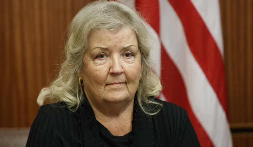 Juanita Broaddrick had more than 530,000 followers at the time of her suspension, according to screenshots. (Associated Press photograph)