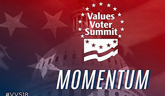 The 12th annual Values Voters Summit has arrived in the capital to emphasize the &quot;momentum&quot; and lasting power of America&#x27;s values. (Family Research Council)