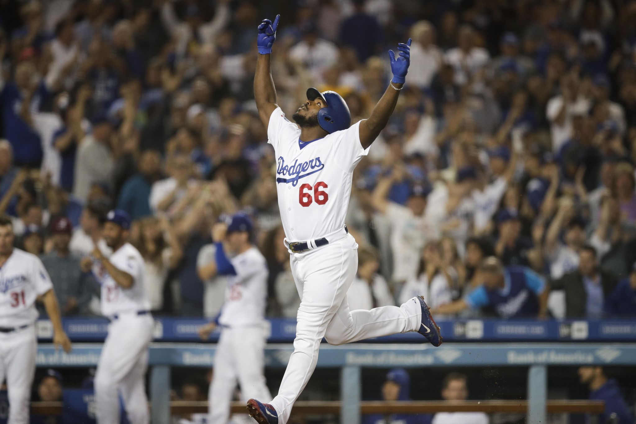Puig's pinch-hit homer helps Dodgers sweep Rockies, 5-2 - Washington Times