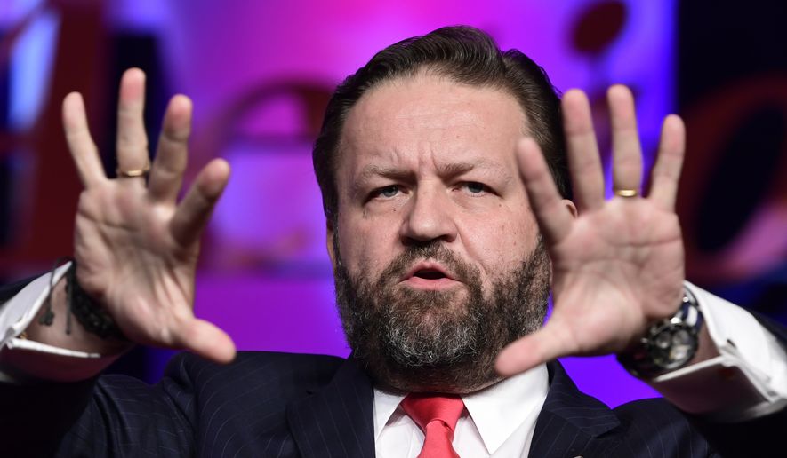 Former Trump aide Sebastian Gorka told the audience at the Values Voter Summit this weekend that Donald Trump&#39;s presidential victory in 2016 was a form of &quot;divine intervention.&quot; (Associated Press)