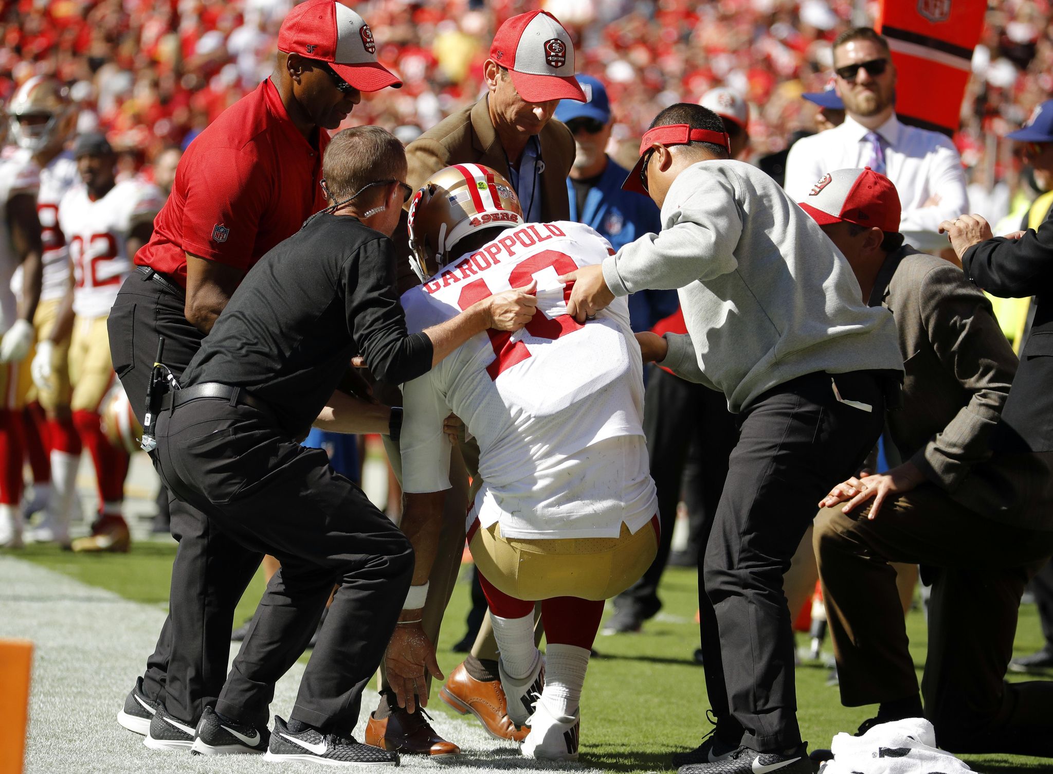 NFL Injuries: 49ers QB Garoppolo has possible torn ACL - Washington Times