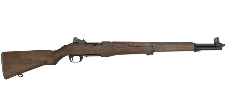MILITARY SURPLUS RIFLES - have long been popular firearms among the shooting public due to their relatively inexpensive purchase prices. The real issue is, the large majority of these firearms date as far back as World War I. They were designed for use on the battlefields of Europe and Africa and thus, feature excessively long barrels that are ill-suited for home defense. Since these rifles were designed to engage the enemy at long ranges, they are chambered for high-powered rifle cartridges that generate way too much muzzle velocity for home defense.
M1 GARAND - a semi-automatic rifle chambered for the .30-06 Springfield rifle cartridge. It was the first standard-issue semi-automatic rifle. The Garand officially replaced the bolt-action M1903 Springfield as the standard service rifle of the United States Armed Forces in 1936 and was subsequently replaced by the selective fire M14, starting in 1957. During World War II, the M1 gave U.S. forces a distinct advantage in firefights against their Axis enemies, as their standard-issue rifles were more effective than the Axis' slower-firing bolt-action rifles. The M1 continued to be used in large numbers until 1963 and to a lesser degree until 1976. Like its predecessor, the M1 originated from the Springfield Armory. Today, the M1 remains in use for drill purposes.
