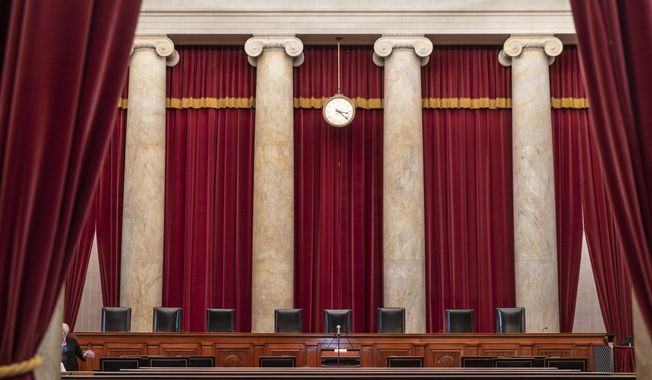 The Supreme Court is seen in Washington, Friday, Sept. 21, 2018. (AP Photo/J. Scott Applewhite)
