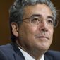 Solicitor General nominee Noel Francisco testifies before the Senate Judiciary Committee&#39;s hearing on his nomination, on Capitol Hill in Washington, Wednesday, May 10, 2017. (AP Photo/Cliff Owen) ** FILE **