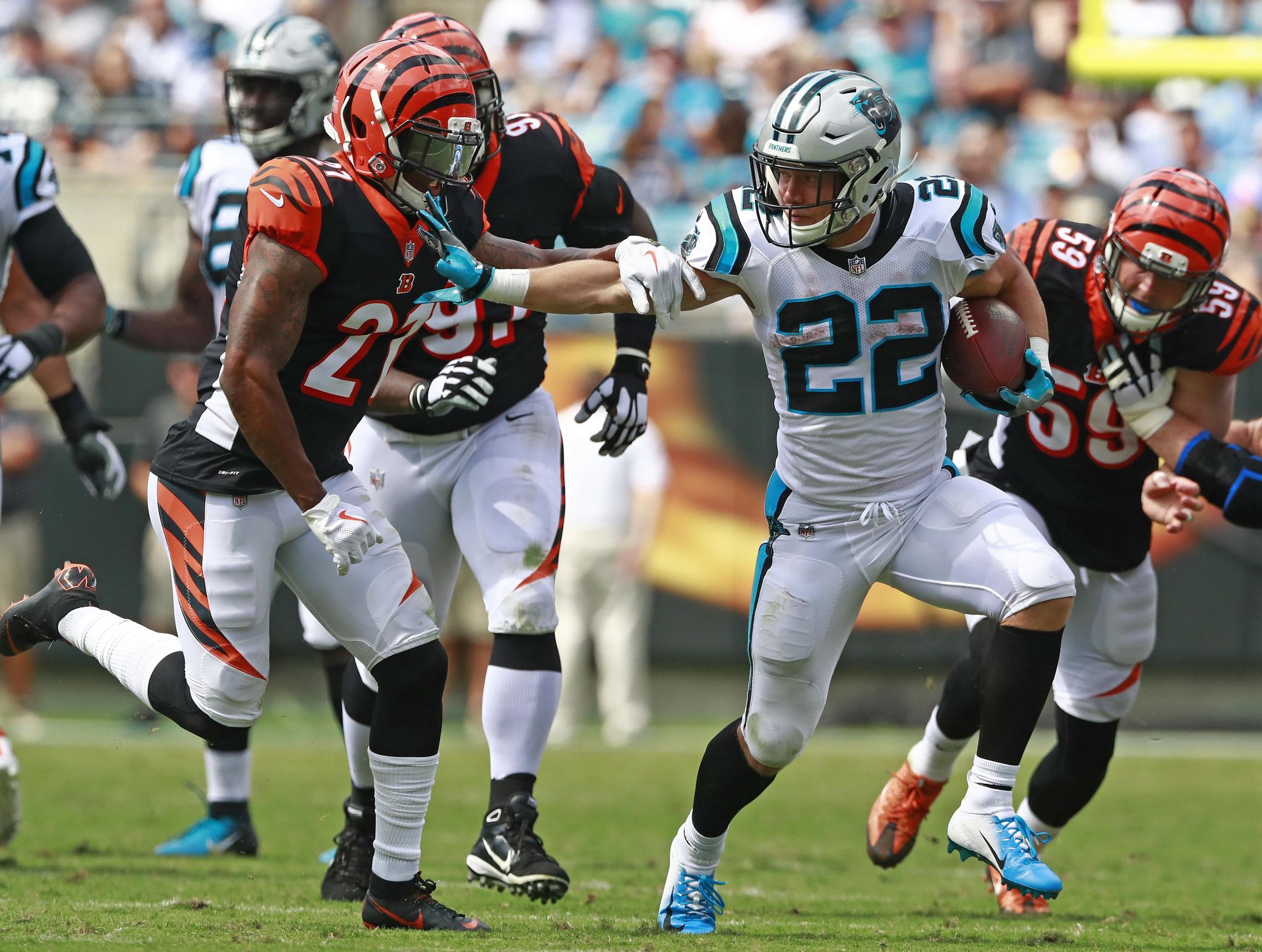 Bengals run defense stumbles in 31-21 loss to Panthers - Washington Times