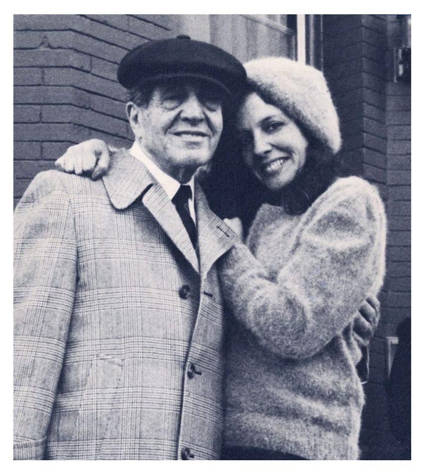 Suzanne Fields with her father, Samuel "Bo" Bregman.