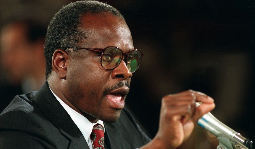 The Senate Judiciary Committee hearings for Supreme Court nominee Clarence Thomas riveted Americans in 1991. The way Democrats treated allegations of sexual harassment turned away and even radicalized Andrew Breitbart. (Associated Press/File)