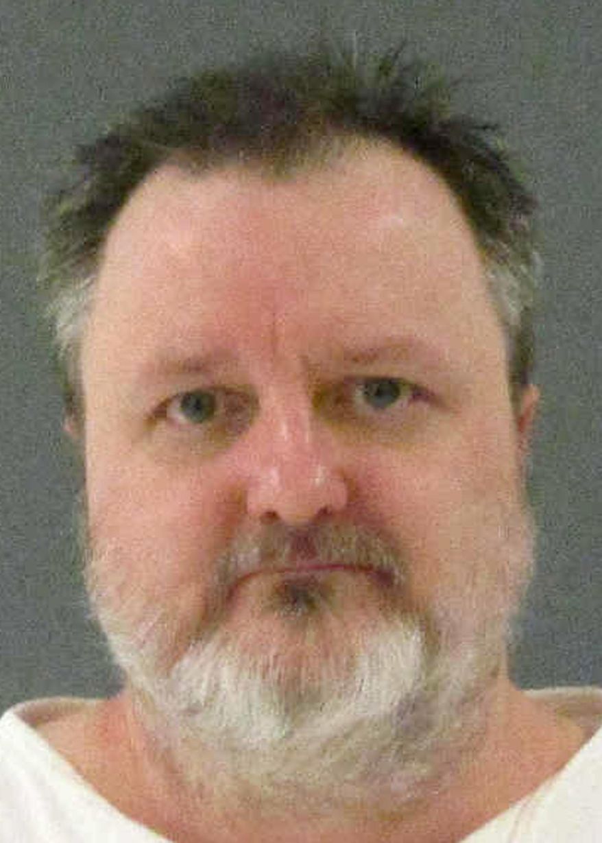 This undated photo provided by the Texas Department of Criminal Justice shows death row inmate, Troy Clark. Clark, who taunted jurors to sentence him to death, is facing execution for torturing and drowning an East Texas woman in his bathtub and then stuffing her body into a barrel. Clark was set for lethal injection Wednesday evening, Sept. 26, 2018, for the 1998 slaying of a former roommate, 20-year-old Christina Muse of Tyler. (Texas Department of Criminal Justice via AP)