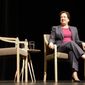 U.S. Supreme Court Justice Elena Kagan waits to begin a discussion at the University of California, Los Angeles, with UCLA Law School Dean Jennifer Mnookin, not shown, Thursday, Sept. 27, 2018. Kagan won’t talk about Brett Kavanaugh’s confirmation process but she’s sure about one thing: the nation’s highest court hates deadlocks. Kagan told law students at UCLA on Thursday that the justices worked “super hard” to find consensus after Antonin Scalia’s death in 2016 left the panel with only eight judges. (AP Photo/Brian Melley)