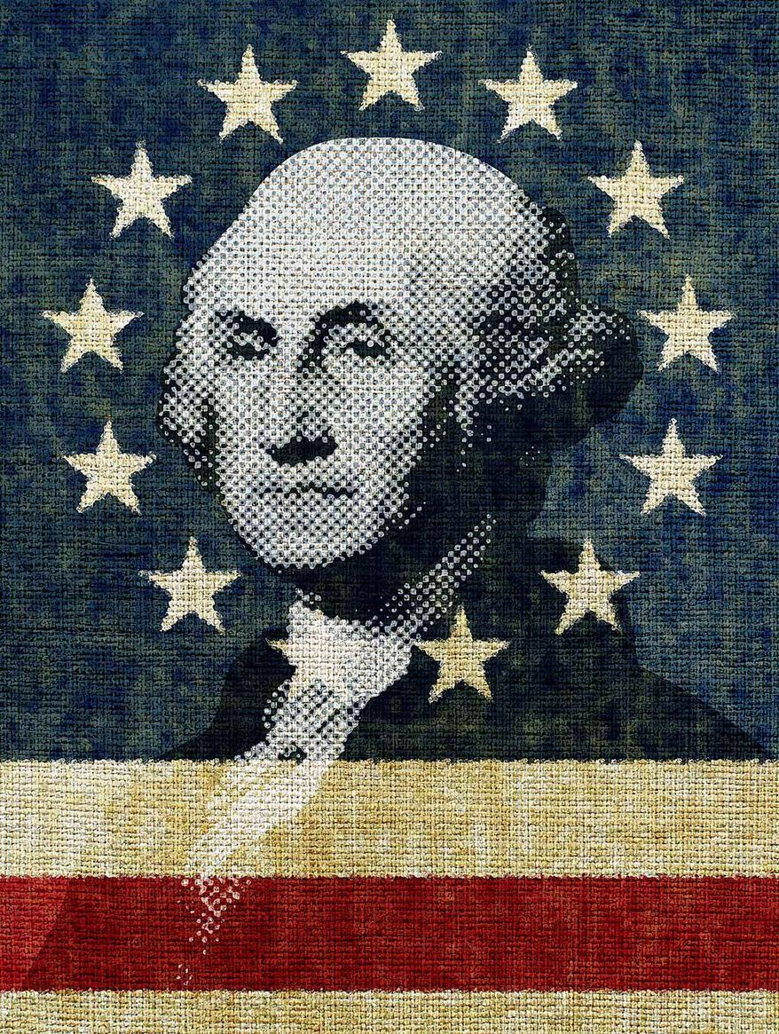 George Washington the Patriot Illustration by Greg Groesch/The Washington Times